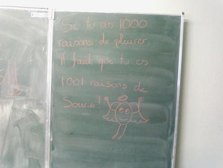 le tableau de la classe